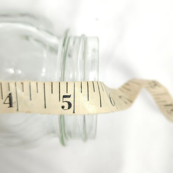 VTG Set of 4 Golden Harvest Mason Drinking Jar with Handles Green & Clear Glass - Picture 11 of 12